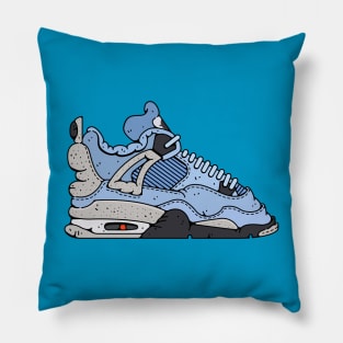 Air Jordan 4 Retro University blue Pillow