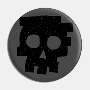 punk skull design Pin