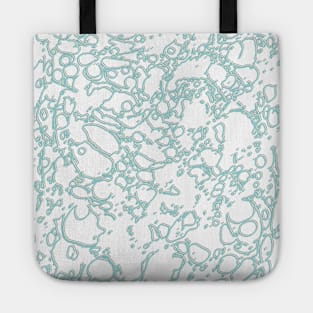 Rainbow Squiggles Paint Pencil Arty Lines Tote