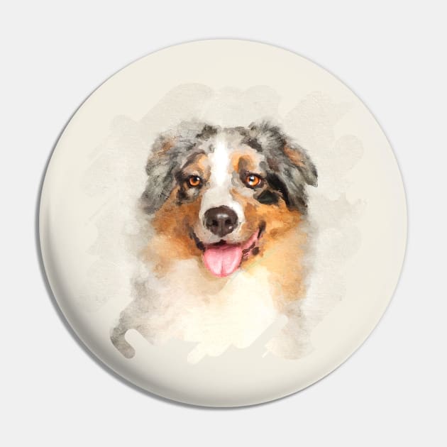 Australian Shepherd Pin by Nartissima