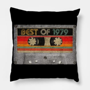 Best Of 1979 42nd Birthday Gifts Cassette Pillow