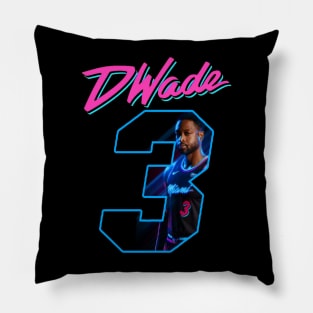 Dwade #3  Miami Vice City Pillow