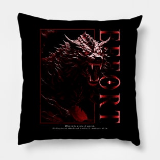 Effort Hell Hound Streetwear Designs Pillow