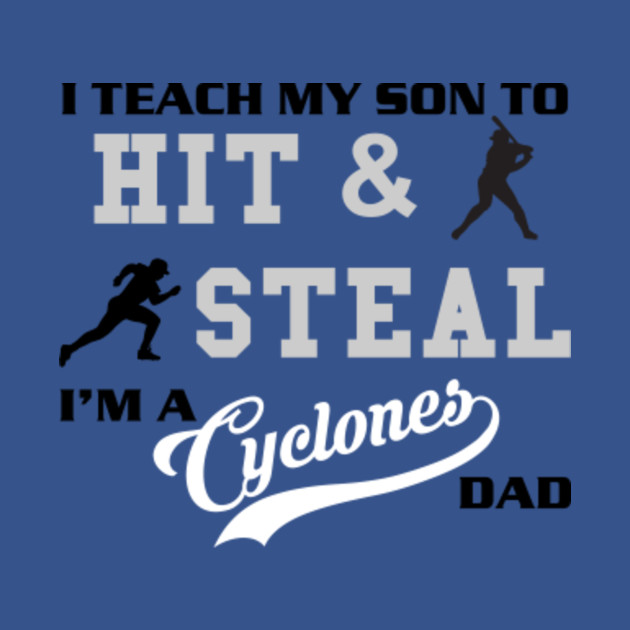 Discover Cyclone Dad - Cyclones - T-Shirt