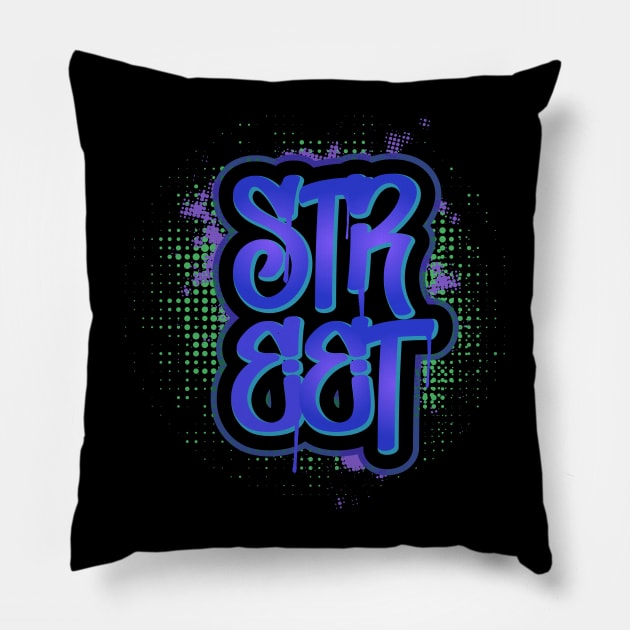 Graffiti designs for men Pillow by kiluaid