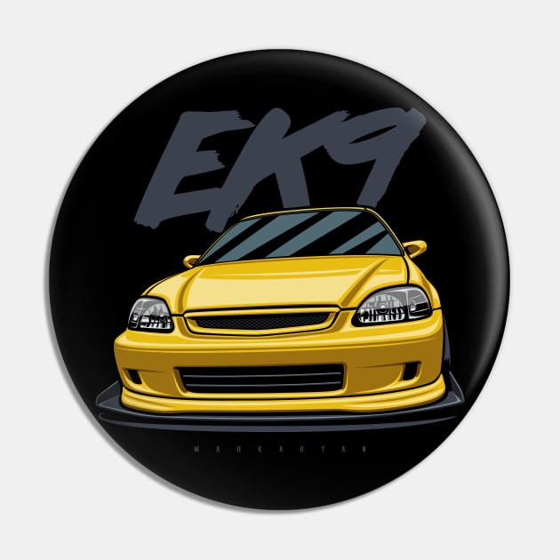 Yellow vtec Pin by Markaryan