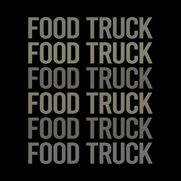 Gray Text Art Food Truck Trucks by relativeshrimp