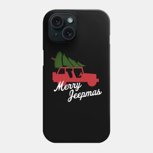 Merry Jeepmas! Red Phone Case