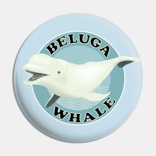 Beluga whale Pin