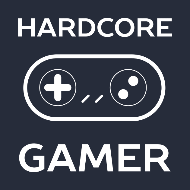 Hardcore Gamer T-Shirt by happinessinatee