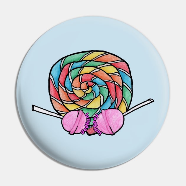 lollypop Pin by puglove