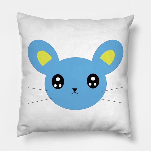 Cutie Mouse Pillow by wny2017