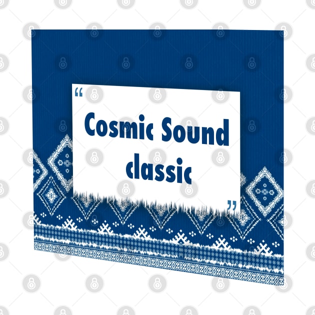 Cosmic Sound classic ikat by Black Cat