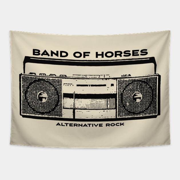 Band of Horses Tapestry by Rejfu Store