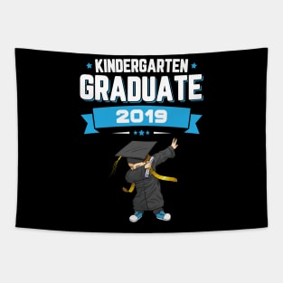 Dabbing Kindergarten Graduate Class Of 2019 Boys Tapestry