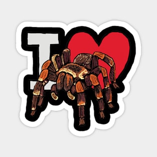 I Love Spiders Magnet