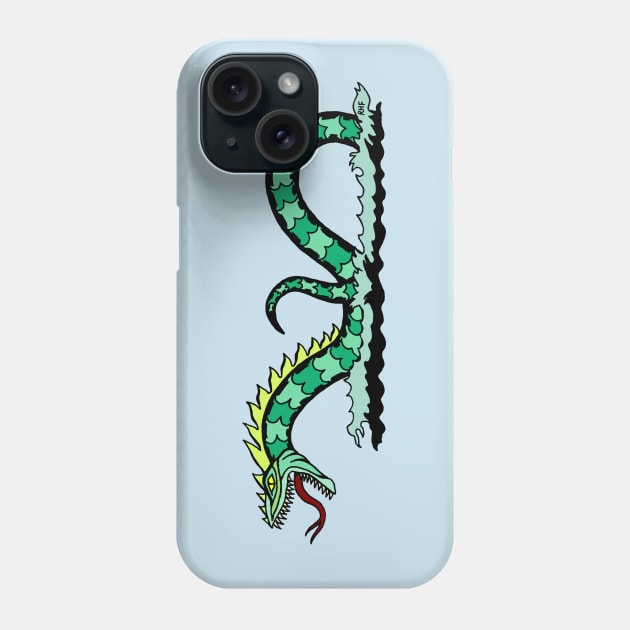 Sea Serpent Phone Case by AzureLionProductions