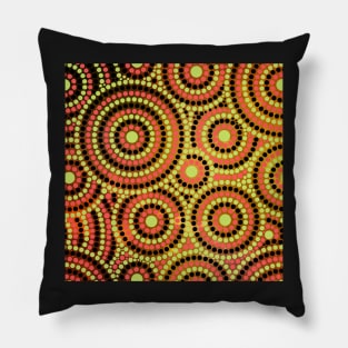 Awesome Aboriginal Dot Art Pillow