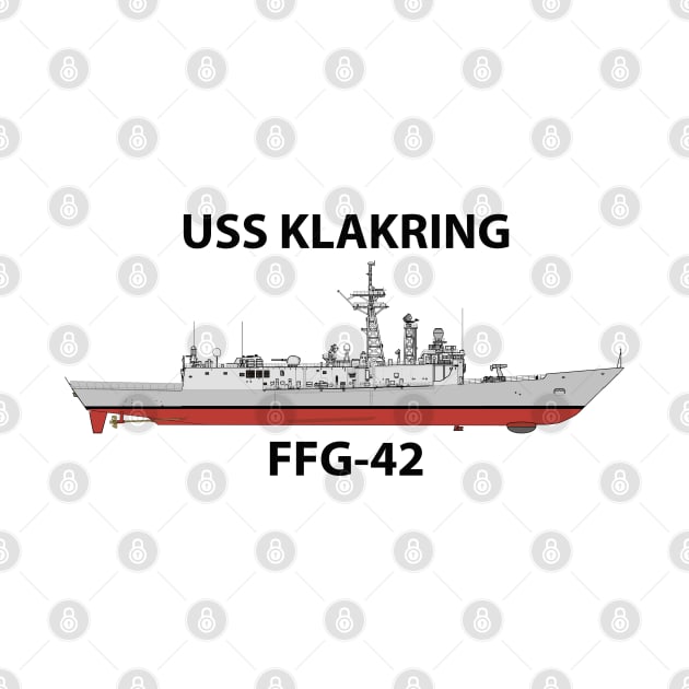 USS KLAKRING - FFG-42 OH PERRY CLASS by jackdustys