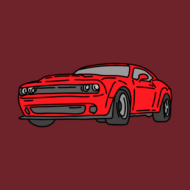 monster muscle car by fokaction