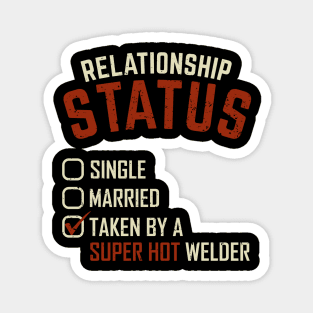 Welder's Wife Welding Married Gift Magnet