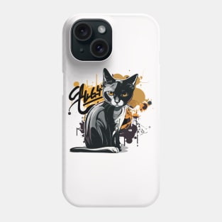 Graffiti Paint Cat Creative Inspiration Phone Case