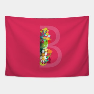 Tropical alphabet B Tapestry