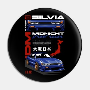 Silvia SR13 Midnight Street Racer Pin