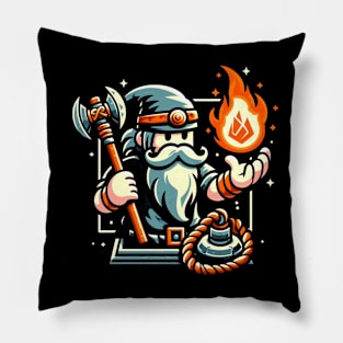 Epic Fire Warrior Pillow