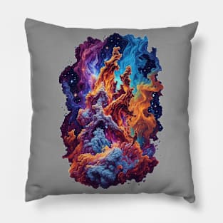 Cosmic Ballet: Nebula's Elegance in Pillars of Creation - cosmic Pillow