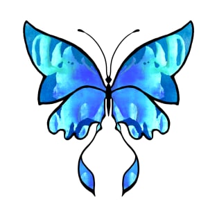 Blue Butterfly T-Shirt