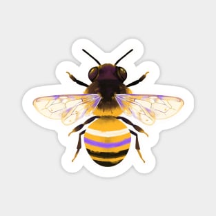 Nonbinary Bee Magnet