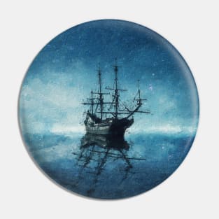 Gost ship painting Pin