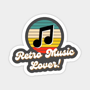 Retro Music Lover Magnet