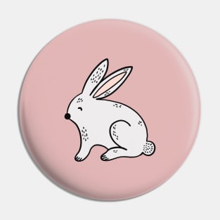 Cute rabbit illustration Pin