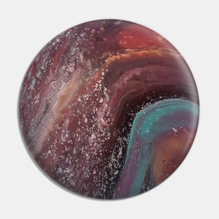 Agate Waterfall Pin