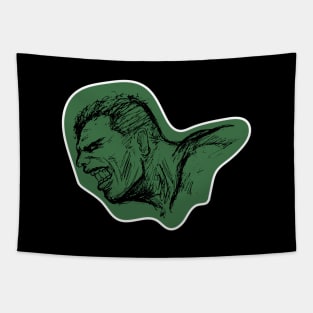 Angry Hulk Tapestry