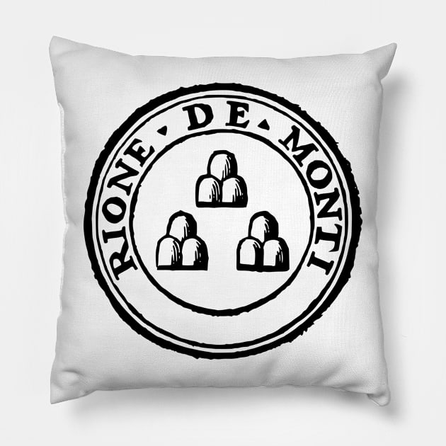 Rione Monti b-text Pillow by NextStop