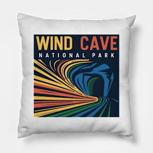 Wind Cave National Park Abstract Pillow