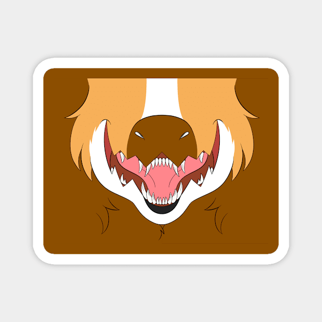 Wickerbeast Snout (Open) Magnet by RayCharlesD