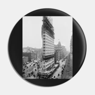 Flatiron Building Construction, 1902. Vintage Photo Pin