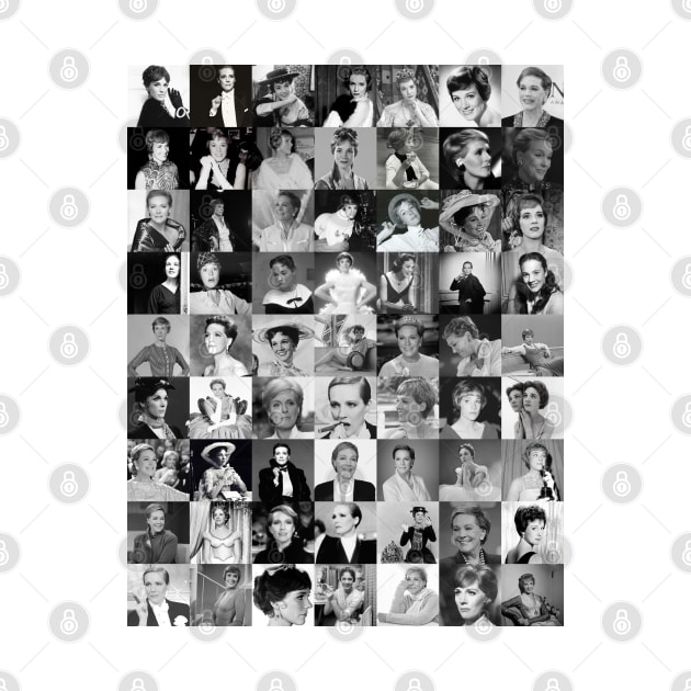 Julie Andrews in Black and White by baranskini