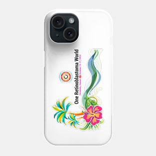 One Rb World 2024 Palm Trees, Waves, and Hibiscus Phone Case