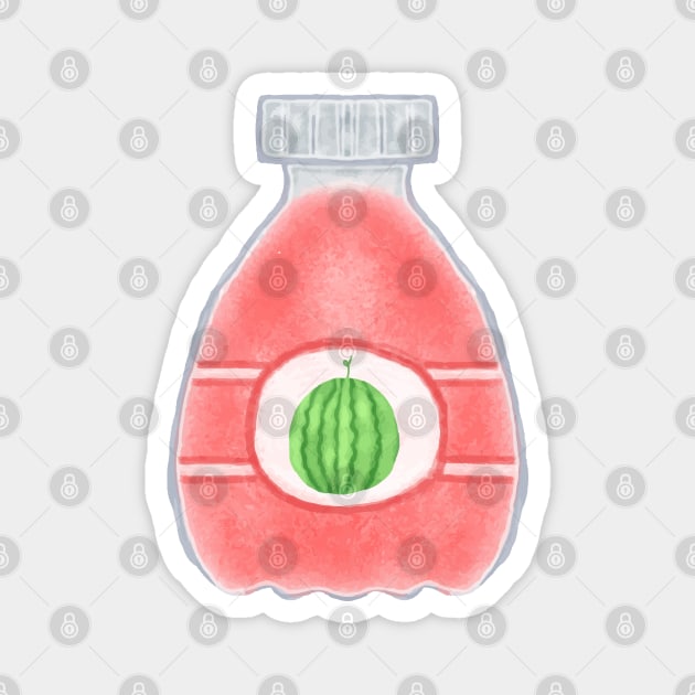 Watermelon Sugar Juice Magnet by Aisiiyan