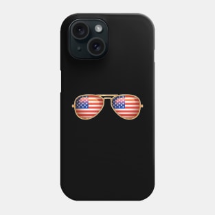 Sunglasses Patriotic USA Flag Phone Case