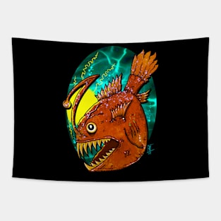 Angler fish Tapestry