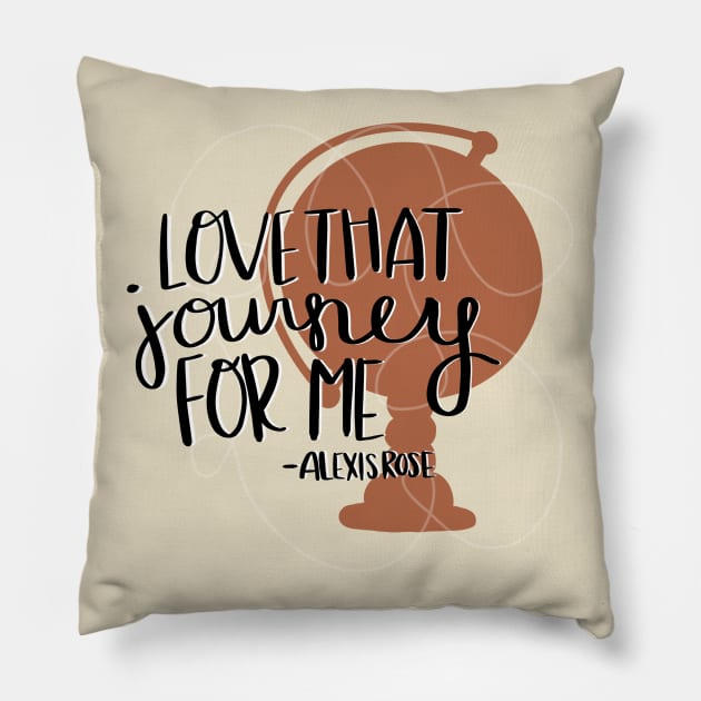 Love that Journey Pillow by Christine Borst Creative Studio