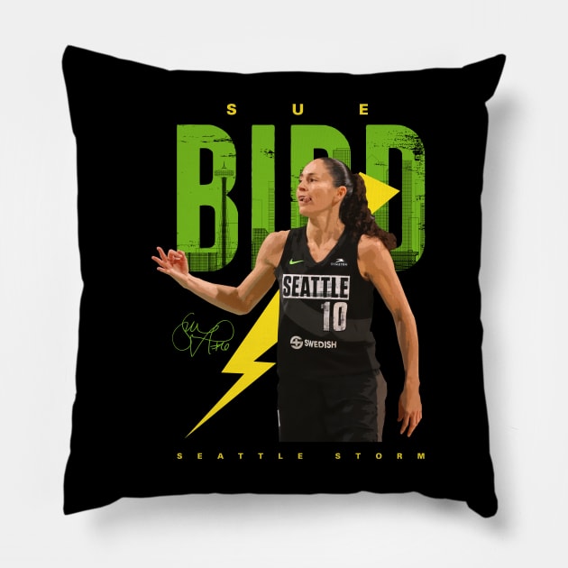 Sue Bird Pillow by Juantamad