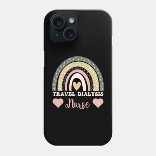 Funny thank you travel dialysis nurse Phone Case