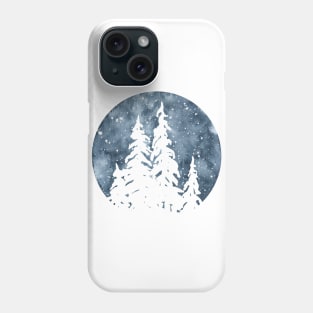 Night sky silhouettes Phone Case